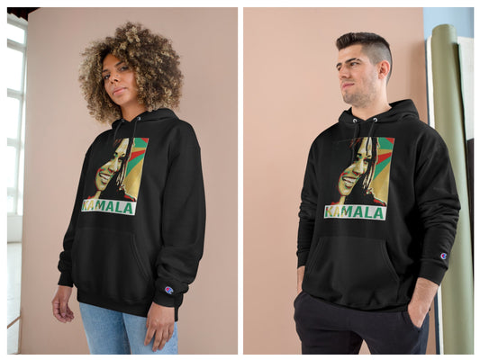 Sweatshirt: CHAMPION Hoodie - "KAMALA" Harris Tribute(Adult)