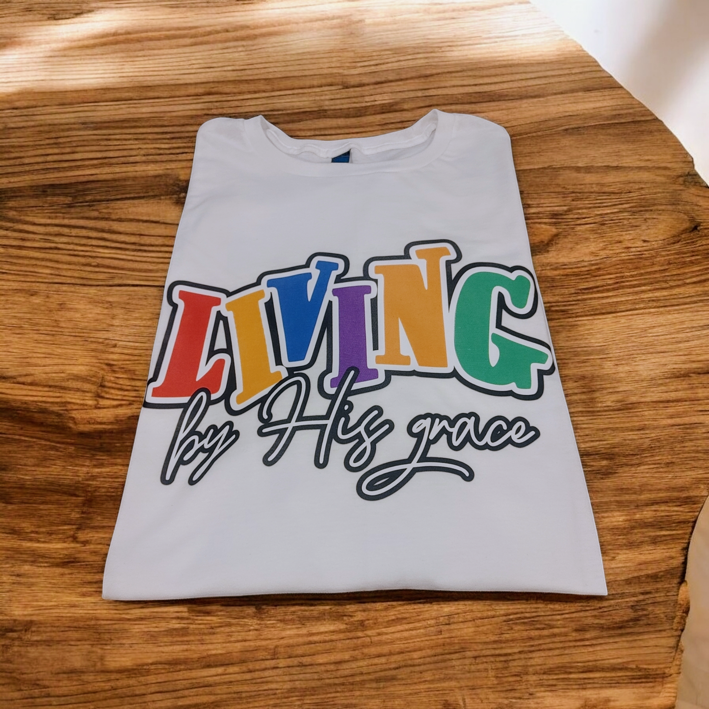 T-Shirt L/S: "LIVING By His Grace"